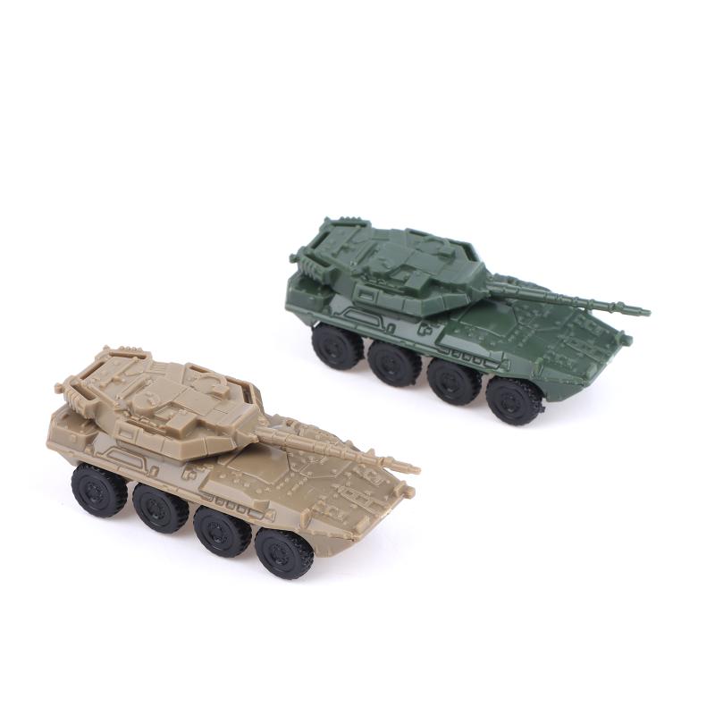 4Pcs/Set 1/144 Soviet Bm21 Hail Rocket Launcher Italy Centaur B1 Tank 4D Steel Ball Military Model Sliding Toy