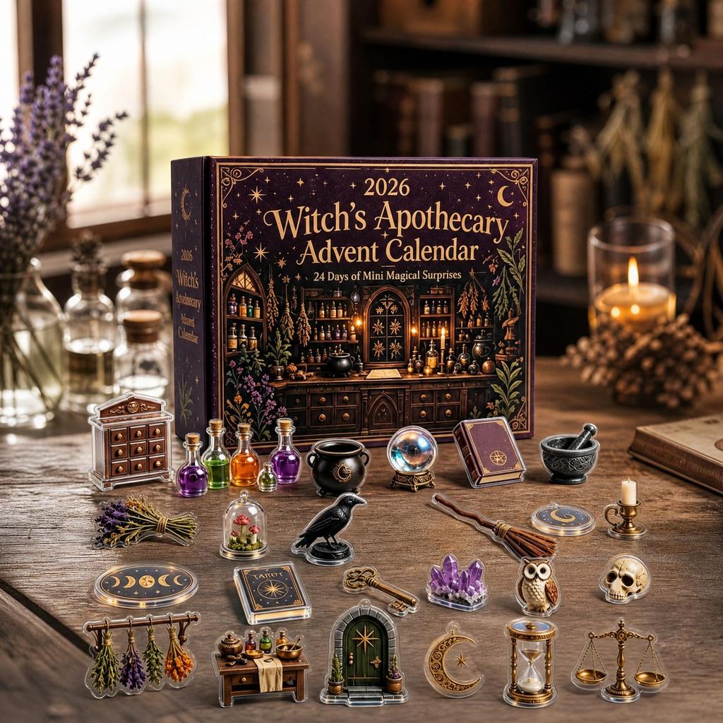 Advent Calendar with 2D Holiday Countdown and Surprise Gifts