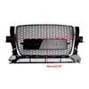 Chrome/Black Front Bumper Grill Grille 8R0853651B Fit Q5 2009-2012