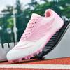 Women's  Track Field Spiked Shoes Men's Professional Training Sneakers Anti-slip Sprint Race Running Spiked Sports Shoes