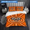 3PCS Wests Tigers Roar Strength And Pride Bedding Set 2D Printing (Includes 1 Duvet Cover + 2 Pillowcases Coreless), Bedroom decor,Fan gift
