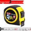 5m High-Precision, Wear-Resistant Tape Measure with Durable, Compact Rubberized Case for Woodworking