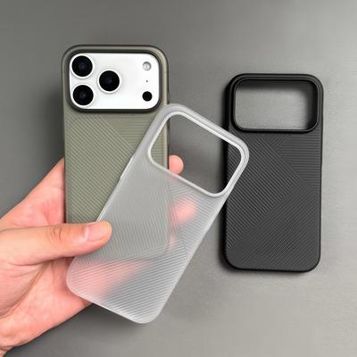 Geometrische Ultra-Dünne Mattierte Hartschale für Apple 17 Pro / Xiaomi 17 Pro Max / Mate 70