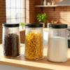 Glass Containers For Loose Products With Lid 1 L 3 Pcs.