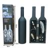 5 In 1 Red Wine Bottle Opener Corkscrew Tool Set Bottle Shaped Holder