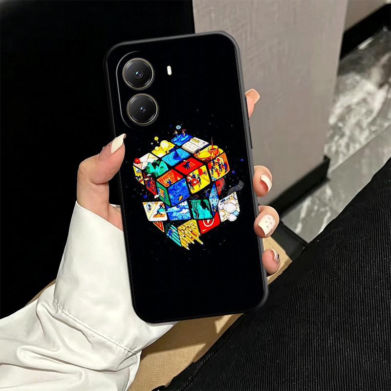 

Rubik Cube Formula Spoofs Math Soft Phone Case for Xiaomi Poco X5 X6 X7 X8 Pro Max X3 F7 F8 Ultra M8 M7 M6 M5 Redmi 15 15C 14C 1 Xiaomi Redmi 12C