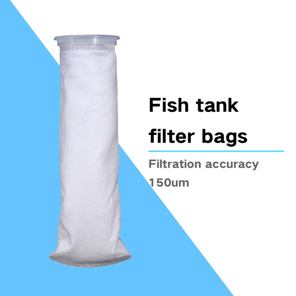 Fish Tank Filter Mesh Bag Light Weight Aquarium Ring Filters Socks 150um