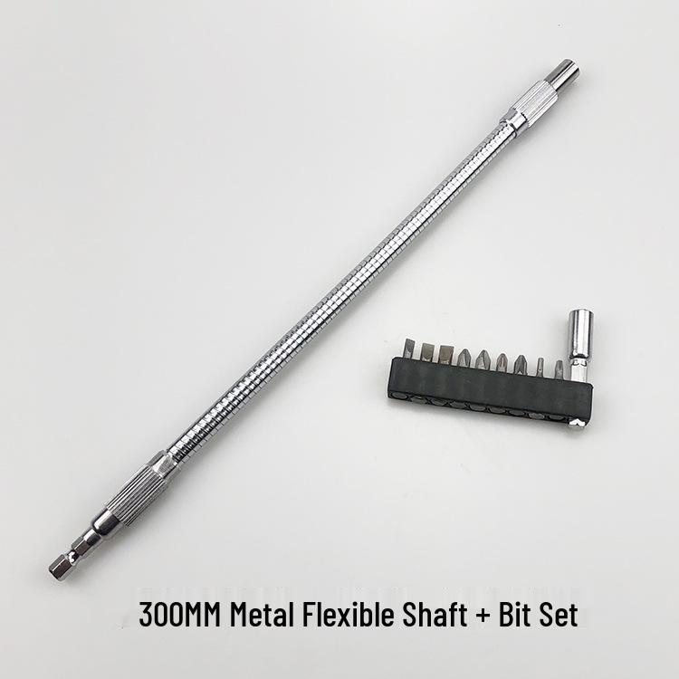Multi-functional Rechargeable Electric Drill & Screwdriver Set with Universal Flexible Shaft and Extension Rod