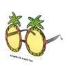 Pineapple Frame Party SunGlasses Protective PC Lens Eye Glasses For Vacation Outfit Music Festival Photography Eyewear