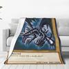 Anime Yu Gi Oh Card Blanket Coral Fleece Plush Dragon Game Cartoon Soft Throw Blanket for Home Couch Bedroom Quilt