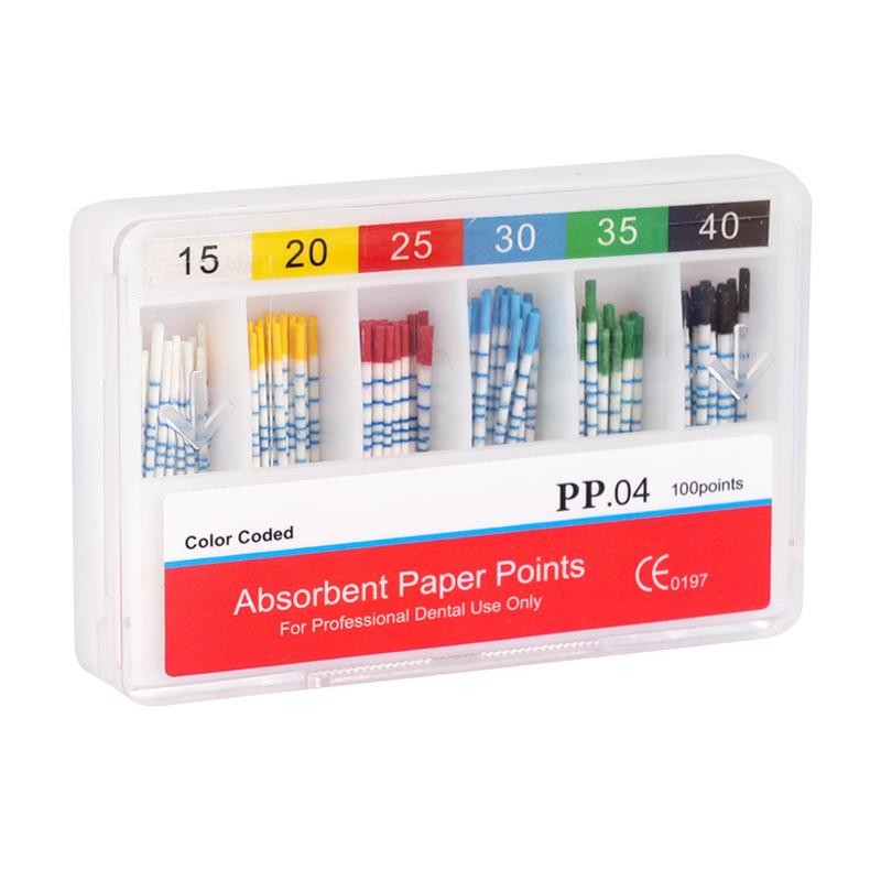 

Dental Absorbent Paper Points With Scale 04 15-40# Root Cancel Endodontics Gutta Percha Cotton Fiber Tips Dentist Dentistry Tool