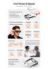 MT3 Smart Glasses: 800W Photo/Video Recording, Real-time Translation, Smart Recognition, AI-Powered Meeting Minutes.