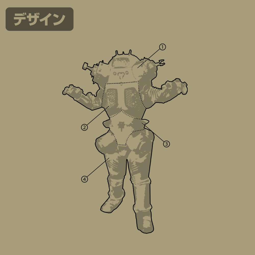 COSPA Ultra Seven King Joe Separation Illustration SAND KHAKI XL Size [Official] T-Shirt
