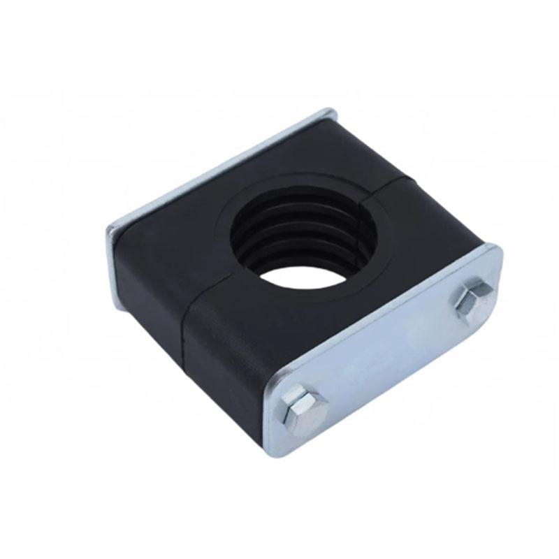 

2PCS Black Pipe Clamp Tube Fastener Assortment Kit Bolted Plastic Clips Essential Tool for Home Improvement Diameter 6-50mm Diameter 6mm
