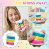 Cake Squeezing Toy  Stress-relieving Cake Toy  Realistic Dessert Stress-relieving Toy