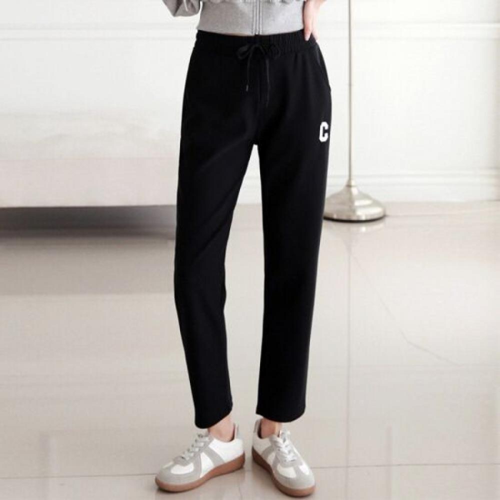 From Heart C Embroidery Banding Training Baggy Pants