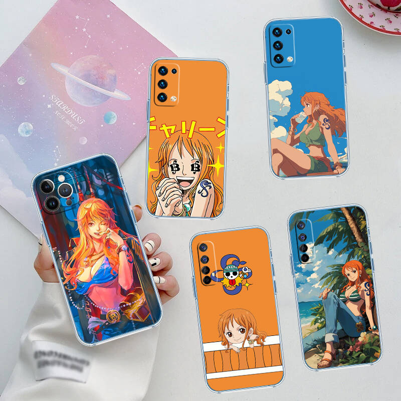 One Piece Nami Phone Case for Motorola Edge 20 30 S30 40 50 Fusion Lite Plus Pro Neo Ultra One Hyper Power Action Zoom Macro Vision