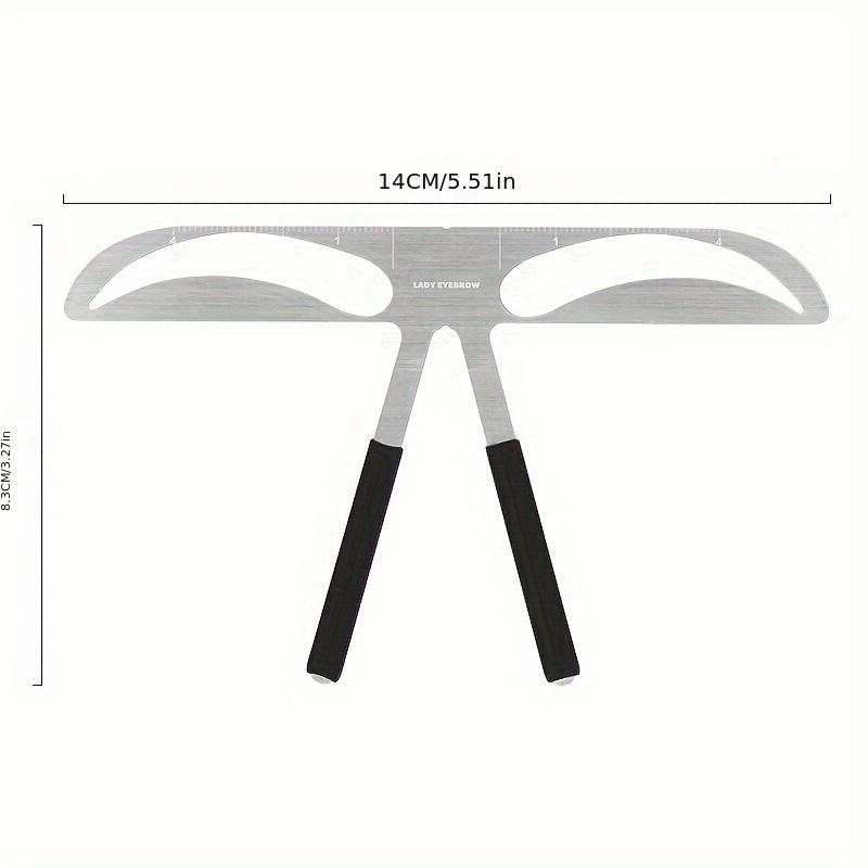 Eyebrow Ruler Tool Permanent Makeup Eye Brow Lip Grooming Tattoo Stencil Shaper Rule Measure Stainless Steel