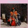 Halloween Skelett Kürbis Deko mit Schaumstoff und Polyester für Geisterhaus-Atmosphäre
