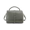 Burminsa Cowhide Genuine Leather Shoulder Bags For Women 2026 Luxury Designer Wide Strap Crossbody Satchel Work Ladies Handbags