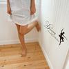 New Design Dancer Style for Family Wall Wall Sticker Detachable Decals Dancing Proverb Wall Posters S