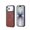 The New Small Dotted Textured Leather Is Suitable for the iPhone 17 Pro Max Rotating Magnetic Stand Phone Case, 16 Leather Protective Cover