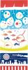 Miyamoto Kenema Made In Japan Tenugui Hand 35 X Summer Festival 50149 Miyamoto-Towel Chū-dyed Towel, 90cm, Play,