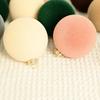12pcs Flocked Christmas Tree Ball Velvet Christmas Pendant Ornaments Xmas Tree Hanging Balls New Year Party Plush Balls Decor