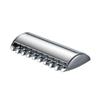 1PC Traditional Replacement Safety Razor Head Chrome Scalloped Bar Double Edge Safety Razor Head Shaving Open Comb Head