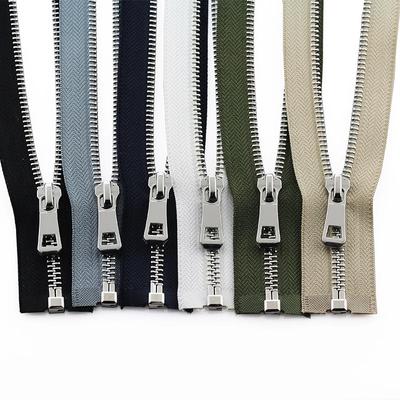 Nový zips 55/65/75 cm 5# Farebné, vysokokvalitné, otvorený, automatický zámok, zlatý kovový zips, vlastnoručne vyrobený odev, vreckový odev, obuv