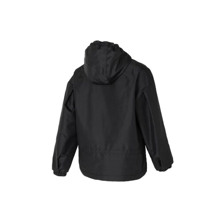 Adidas Solid Color Logo Casual Sports Jacket Women Outerwear Black IM8813