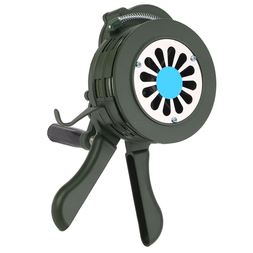 Hand Crank Siren Horn Aluminum Alloy Portable Loud Emergency Safety Siren for Factories Homes