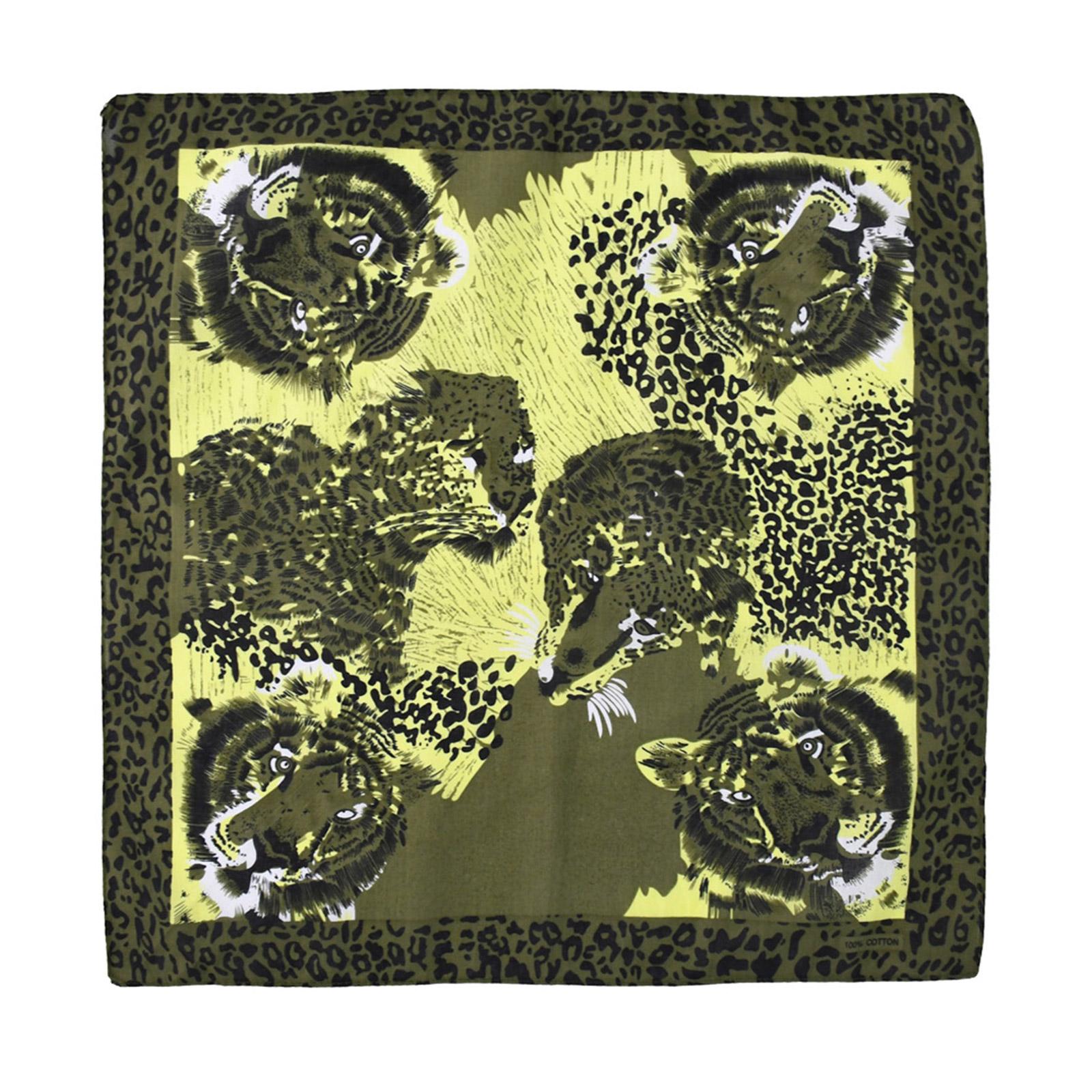 

Breathable Leopard Headscarf Party Wear Headscarf Beach Vacation Headwear Suitable for Everyday Outings 1