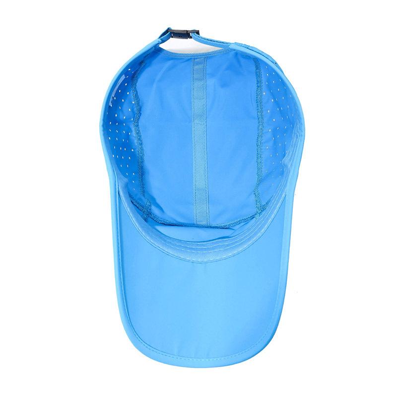 Outdoor Sport Quick Dry Waterproof Breathable Baseball Cap Summer For Men Women Fashion Adjustable Snapback Thin Sun Shade Hat