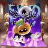 Spooky Month 2D Flat Pattern Flannel Blanket High quality All Seasons Warmth and Comfort Perfect for Christmas Gifts.NMT0928427