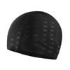 1Pc Black Swim Cap Large Size Comfortable Nylon Elastic Ear Protection Swimming Hat for Men Women Swimming Training Accessories