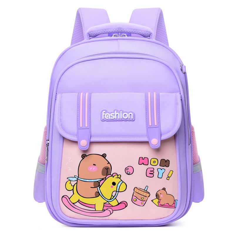 Childrens Cute Capybara Backpack For School With Comfortable Lightweight Design And Fun Colors