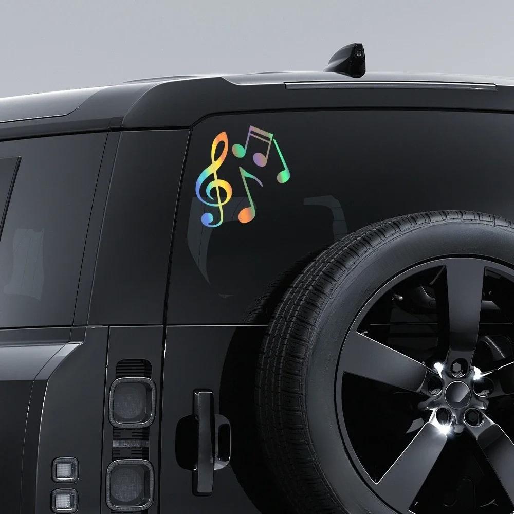Auto Tür Seitenaufkleber Musiknoten Grafiken Vinyl Aufkleber Wasserdicht Automobil Karosserie Styling DIY Dekoration Aufkleber Zubehör