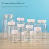 PET Transparent Wide Mouth Capsule Bottle - 50mL/100mL, Large Caliber Plastic Medicine Dispenser.