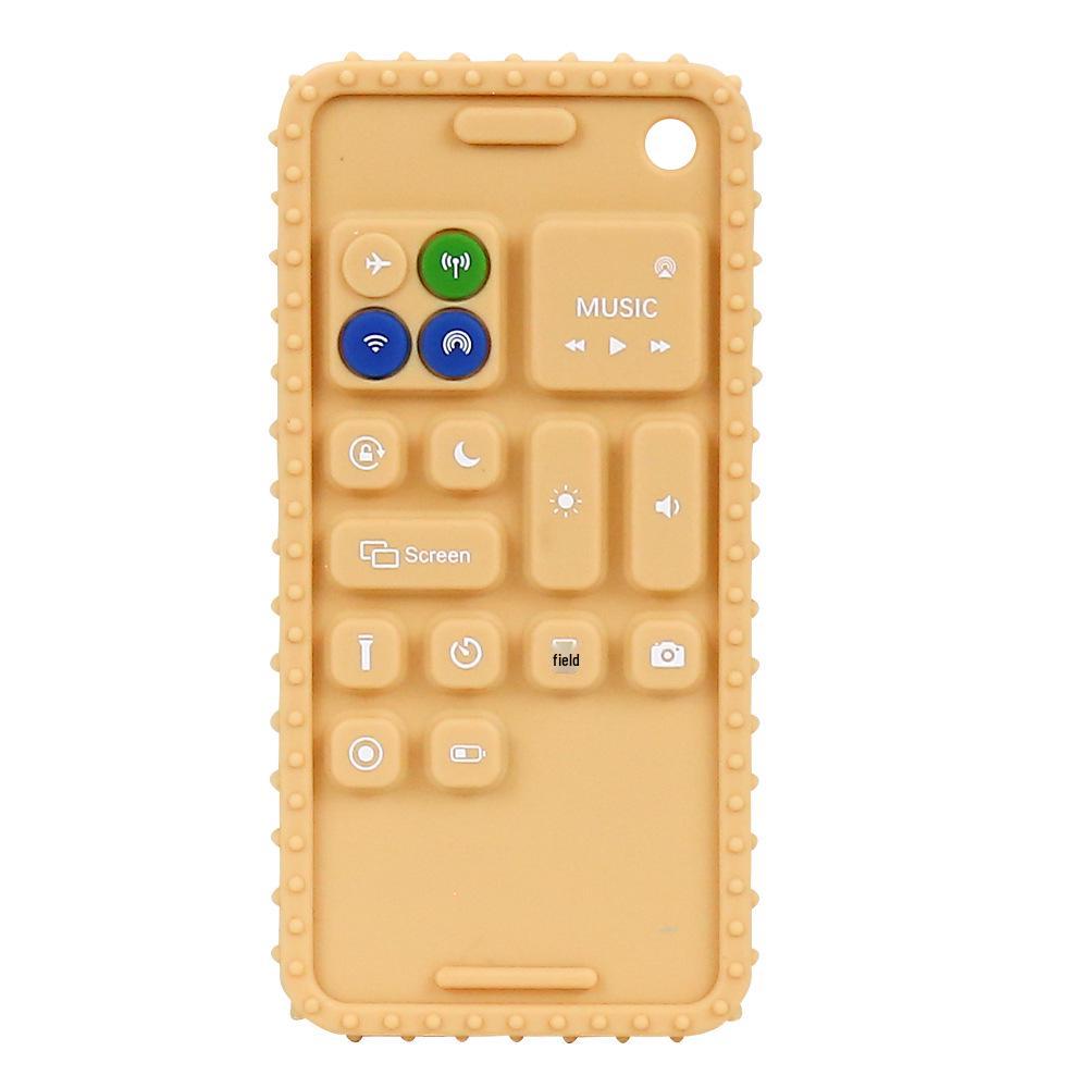 Silicone Teether Remote Control Toy for Babies 6+ Months