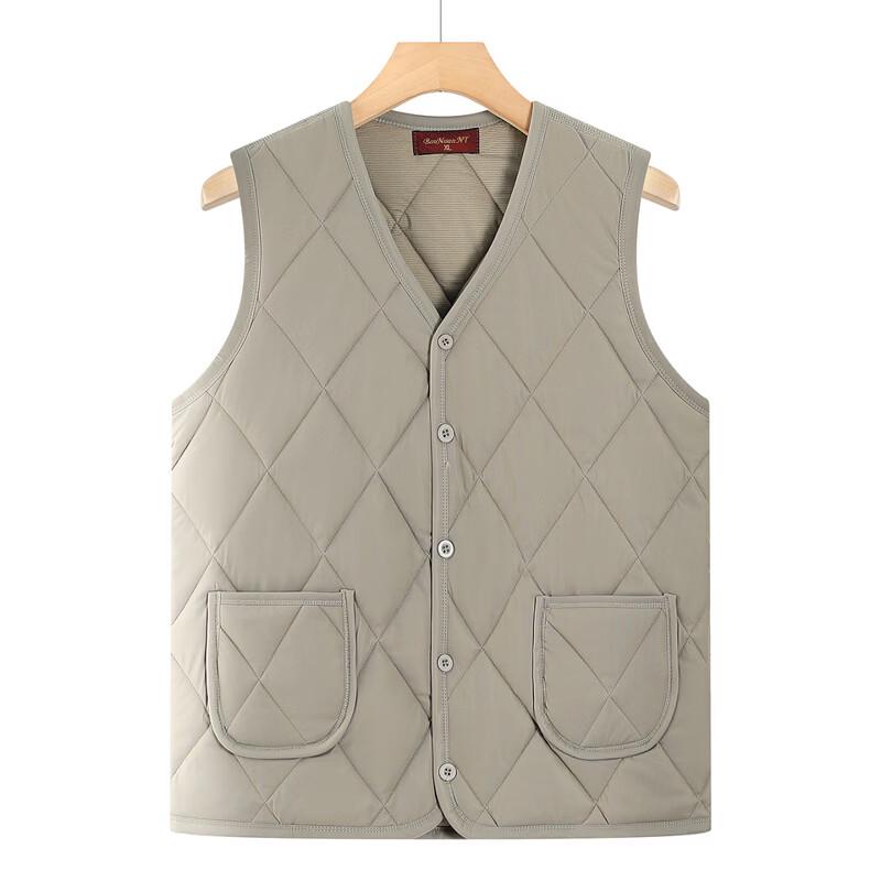 Men's Padded Winter Vest for Middle-Aged & Elderly