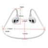 Admisitr Knochenleitung Bluetooth Kopfhörer sind schmerzfrei, sportlich, nackenbügelartig, langlebig, geräuschunterdrückend und auslaufsicher