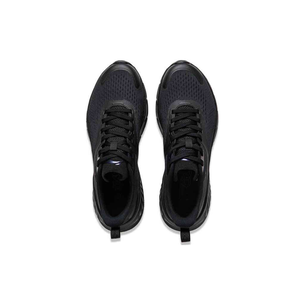 Li Ning Easy Flex V2 Soft Resilient Shock Absorbing Durable Breathable Low Top Running Shoes Women Running Shoes Black ARSU006-4