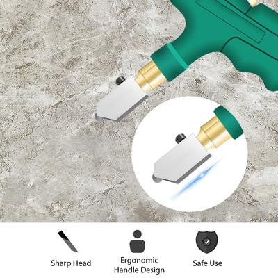 Portable Manual Glass Hand Held Cutter Ceramic Tile Glass Cutter Glass Cut with 2 H Eads