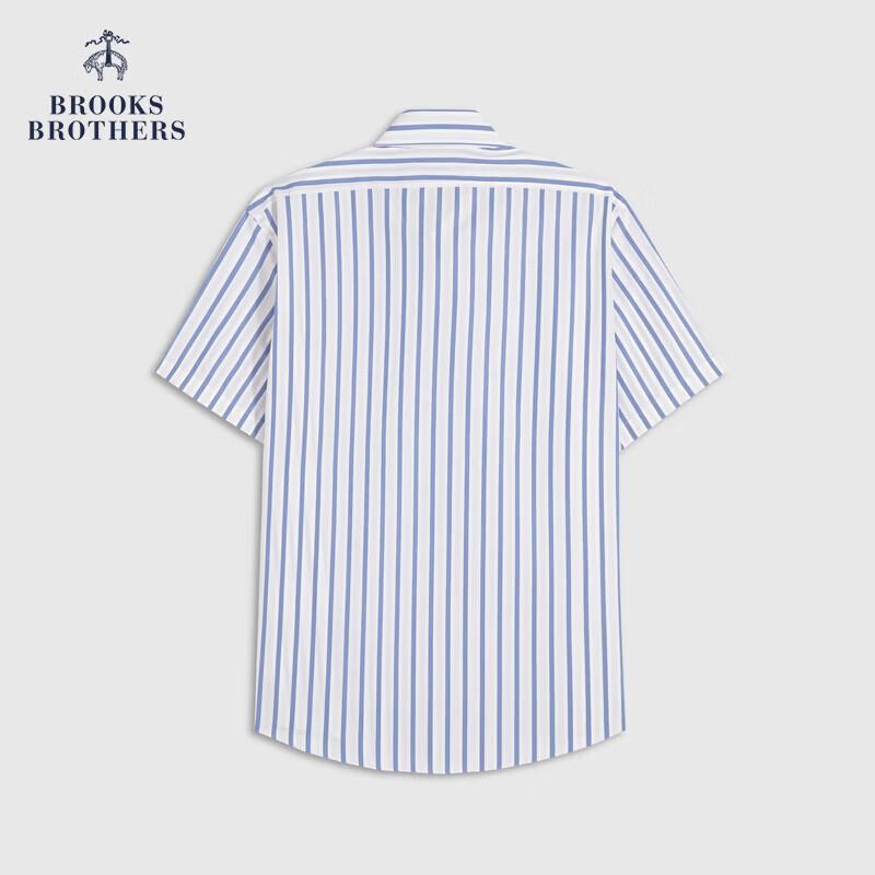 Мужская хлопковая клетчатая рубашка Brooks Brothers с легким уходом M