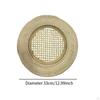 Rattan Charger Plate Picnic Basket Coffee Tea Holder Counter Rustic Dining Table for