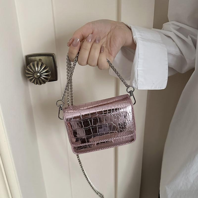 Women'S Rhombus Chain Small Square Bag High-End Fashion Shoulder Messenger Versatile Elegant Trendy Mini Bag