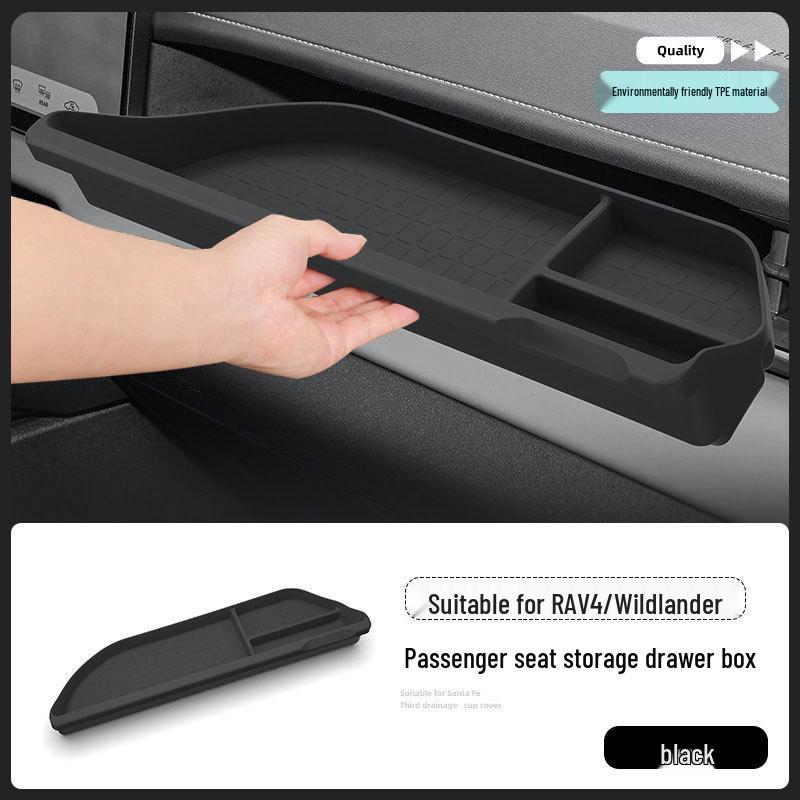 

Passenger Seat Storage Box for 26 Toyota RAV4 Models (2026 Version) - Modified Accessories
