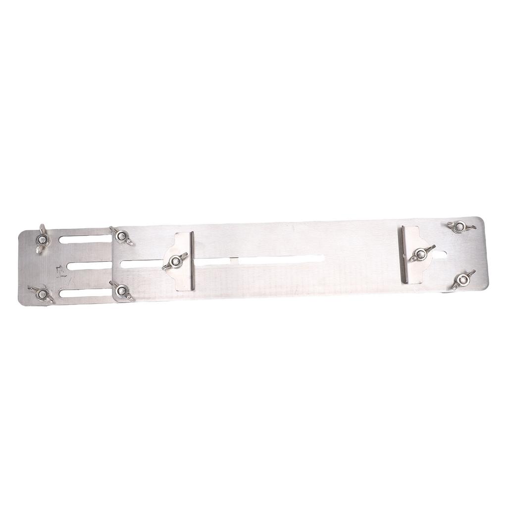 Sink Whetstone Holder 304 Stainless Steel Adjustable Sharpening Stone Base with Wing Nut for 32.5-43cm Sinks 7-23.5cm Whetstones