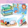 Soft Baby Cloth Book 0-3 Years Old Tear-proof Early Educational Toy With Sound Paper For Infant Toddler